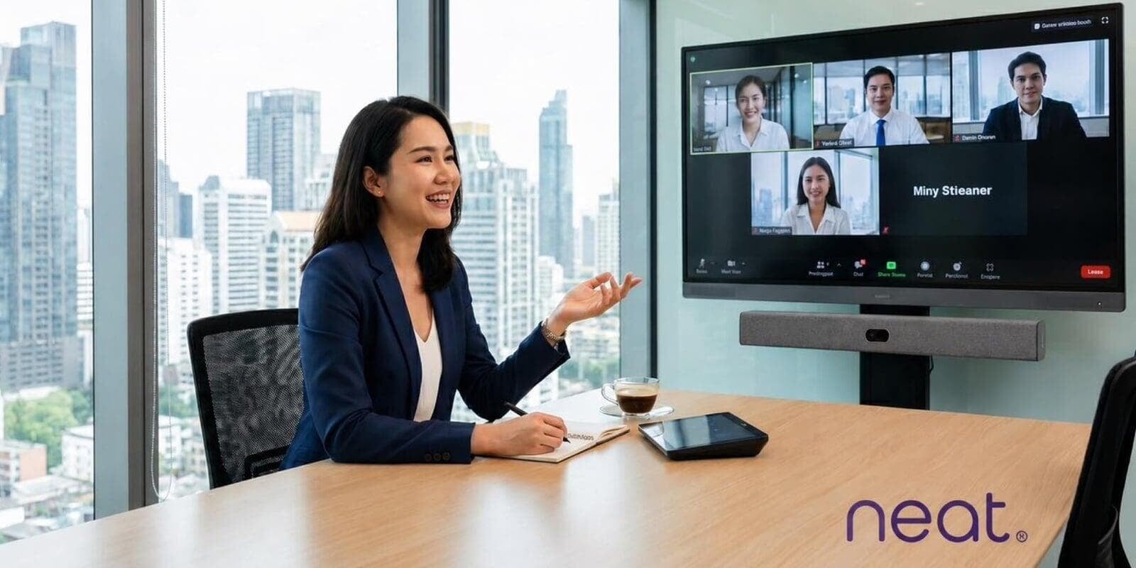 เคยไหม? ประชุมในห้องผนังกระจกของออฟฟิศกลางกรุง เสียงแอร์หึ่งๆ เสียงคีย์บอร์ดรัวๆ เสียงคนพูดสะท้อนผนังจนก้อง คนปลายทางได้ยินคำเดียวจากสามคำ